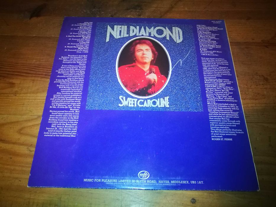 NEIL DIAMOND - Sweet Caroline LP