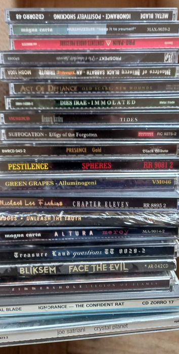 Vários CD´s Metal, Trash, Heavy, Progressivo, Death, Hard Rock