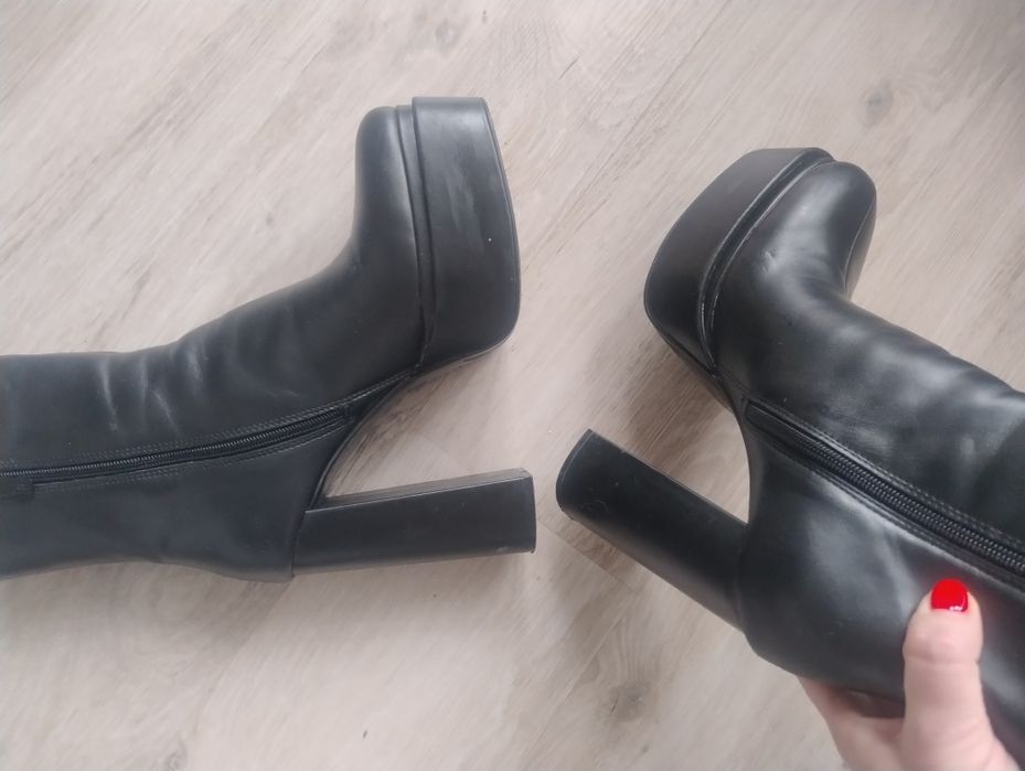 Ботильони черевики демісезонні  zara в стилі братц