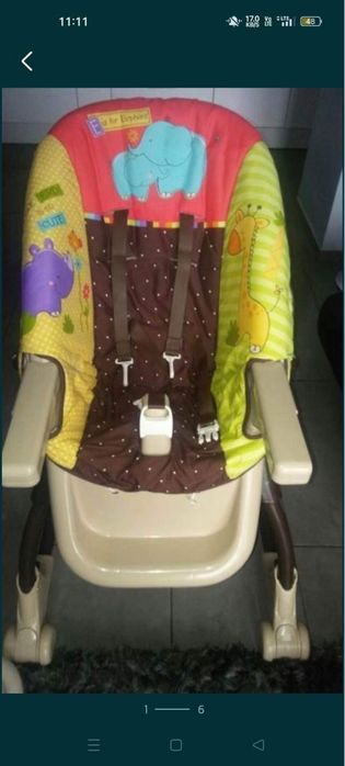 Krzesełko wysokie fisher Price