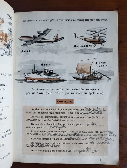 Antigo livro Ciências Geográfico-Naturais 1971