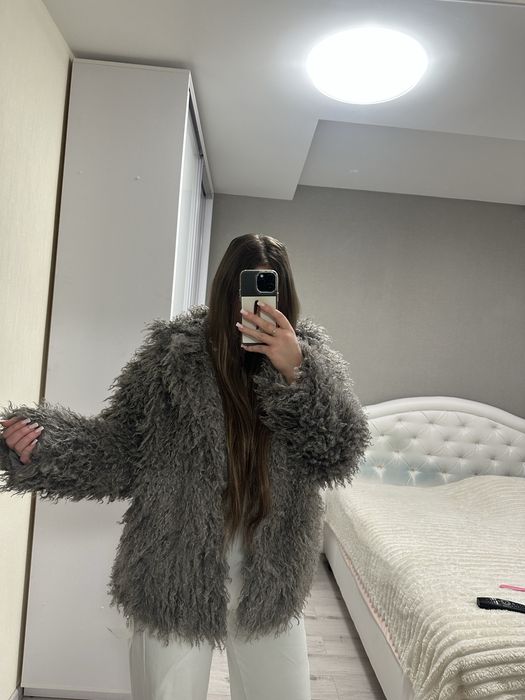 Трендова шубка ЛАМУ ТЕПЛА