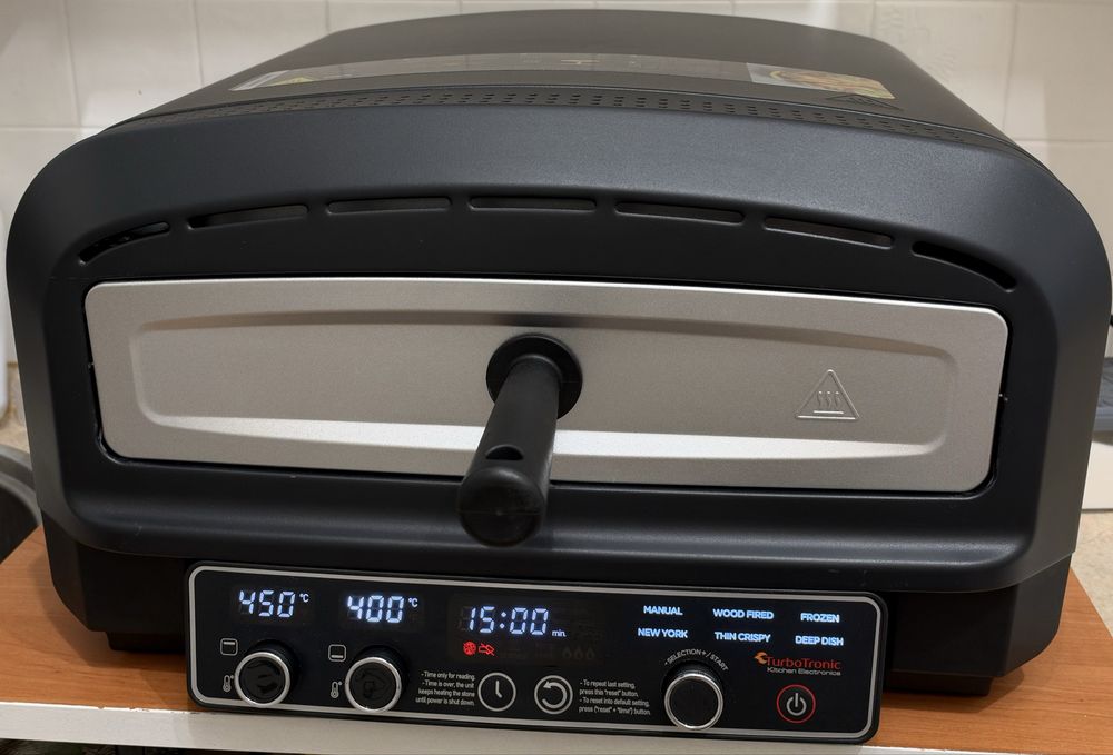 Piec do pizzy TurboTronic TT-PO14 – 450°C, 2200W + kamień