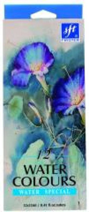 Farby akwarelowe w tubie 12 kolorów 12ml Titanum blister,