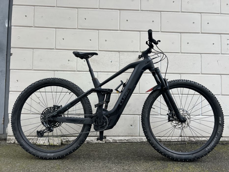 Велосипед карбоновий електро двопідвіс Cube Stereo Bosch, 29
