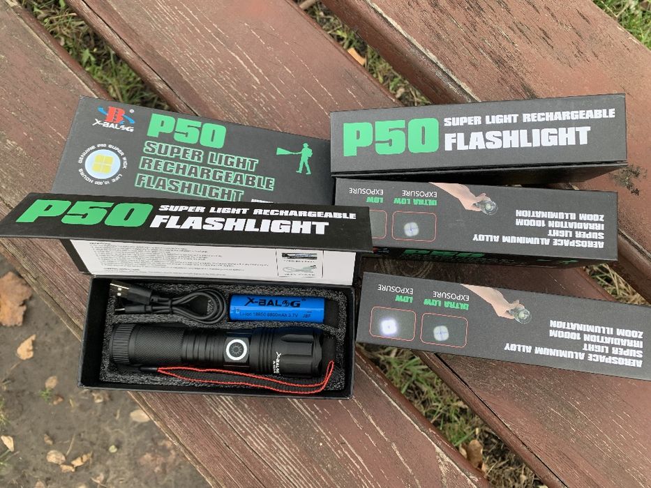 Ліхтар ручний, фонарь, ПОТУЖНИЙ, X Balong, АЛЮМІНІЄВИЙ корпус