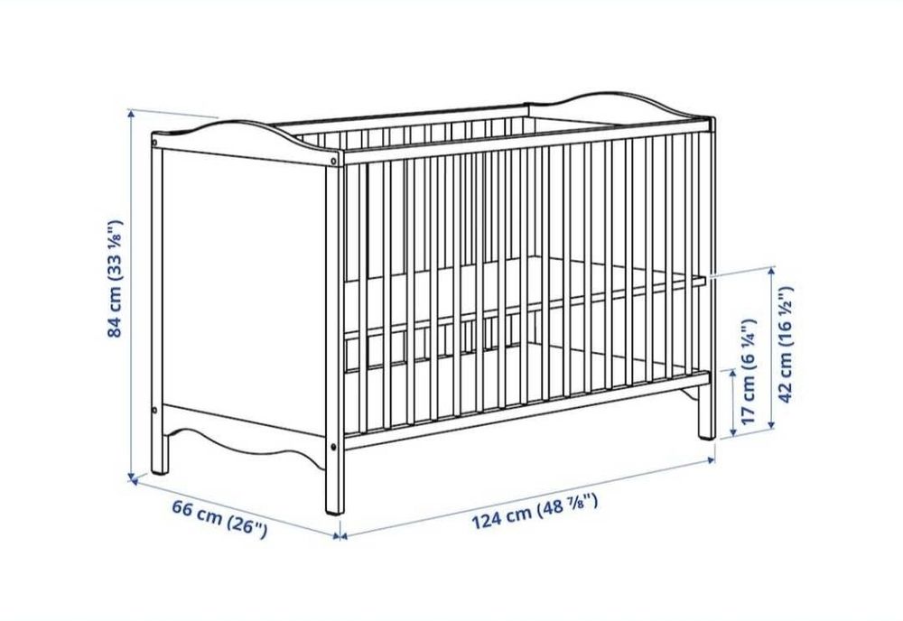 Berço ikea branco