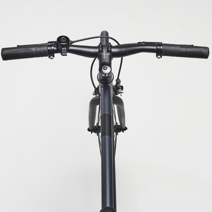 Bicicleta de cidade Single Speed 500 cinzento carbono