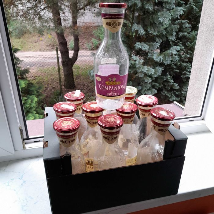 Butelka szklana 1L z deklem