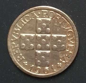 Moeda X centavos bronze - Portugal - 1961