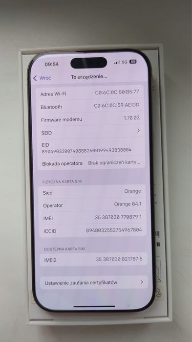 Ipone 16pro 128gb