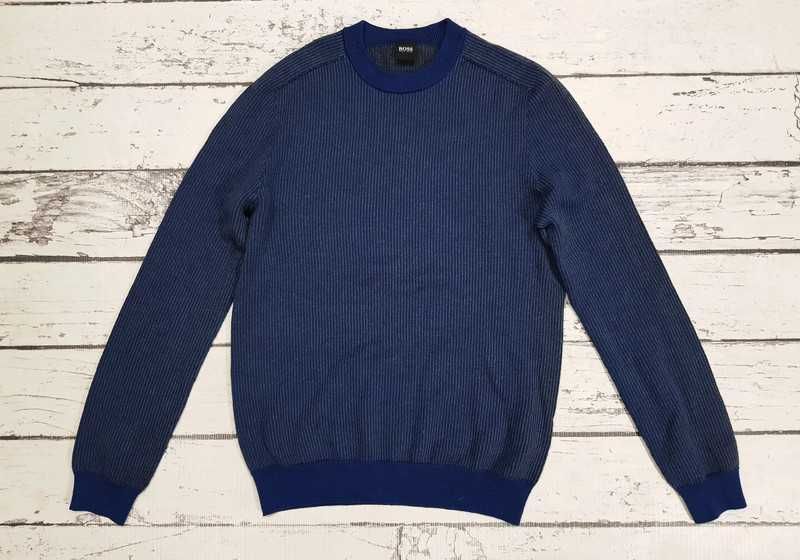 Hugo Boss * sweter * paski * unikatowy * męski * M