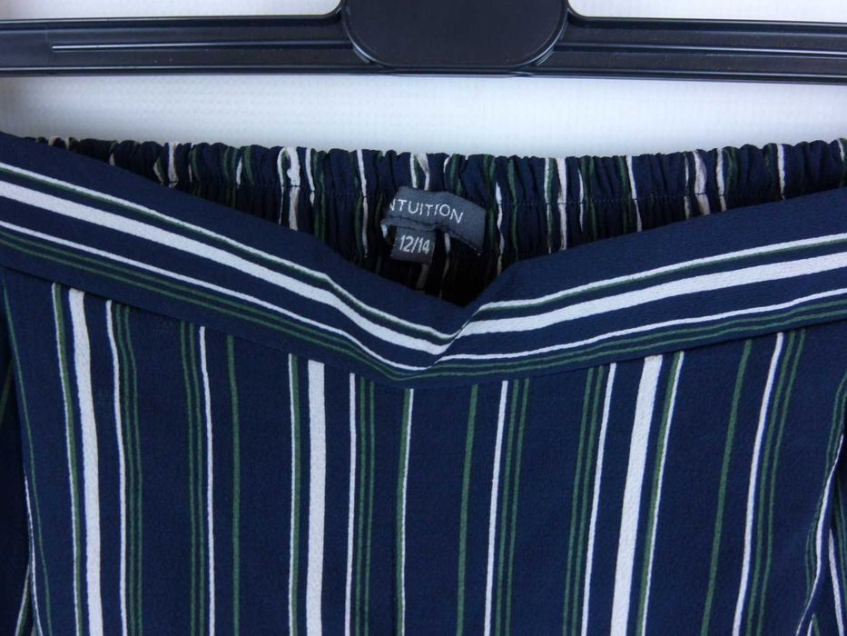 Intuition spodnie palazzo szersze nogawki w paski 12-14 / 40-42