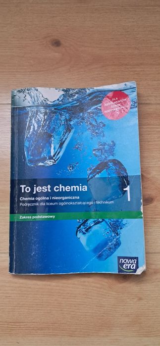 To jest chemia klasa 1 podręcznik ksiazka