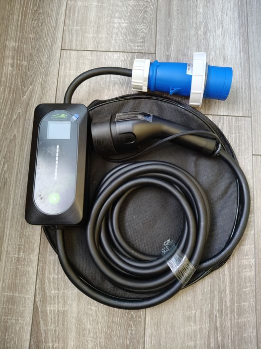 Зарядний пристрій Type 2 New energy 7kw 32A авто з Європа тайп 2 5метрів розетка 32А + Сумка Type 1 GBT Telsa