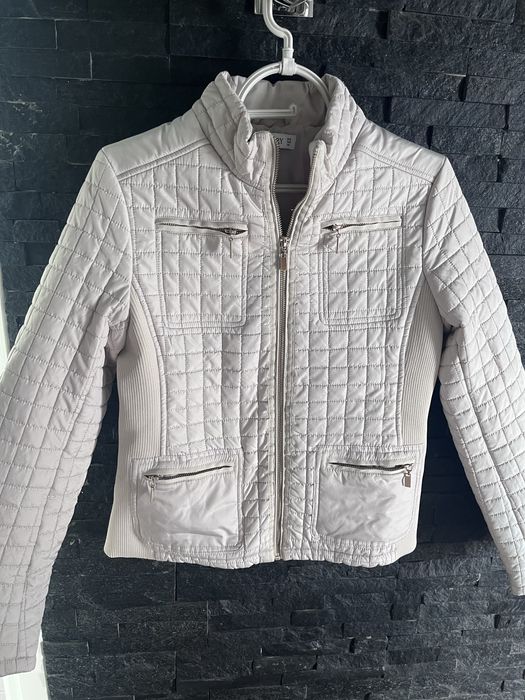 Elegancka kurtka przejściówka pikowana na styl Zara rozmiar 40