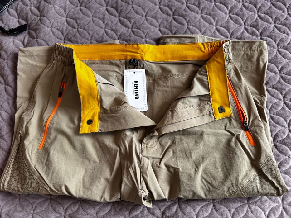 Spodnie trekkingowe męskie 3/4 XL khaki