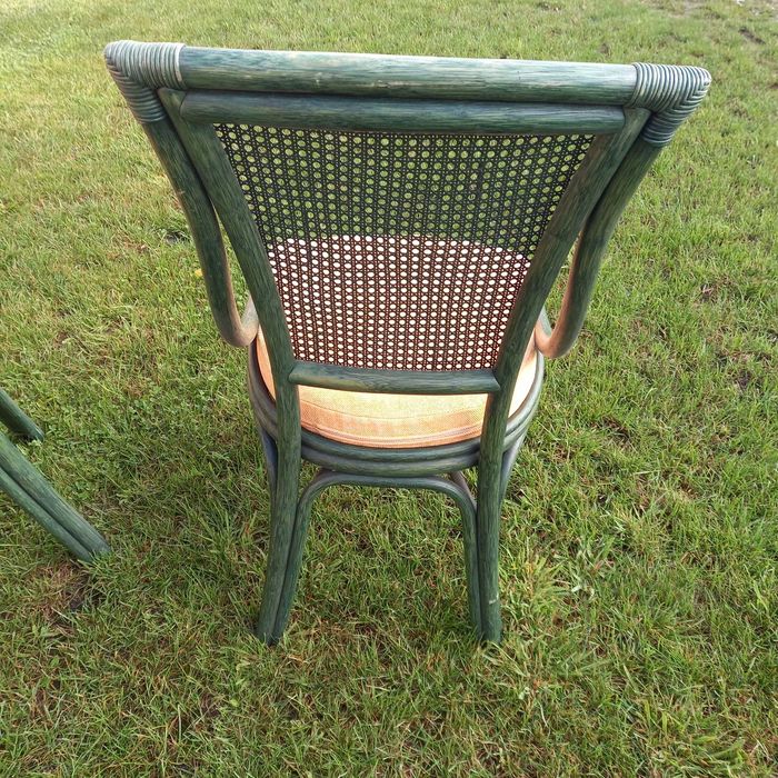 Krzesła drewniane ratanowe plecionka wiedeńska