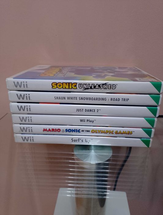 pakiet 6 gier wraz z deska balans Nintendo