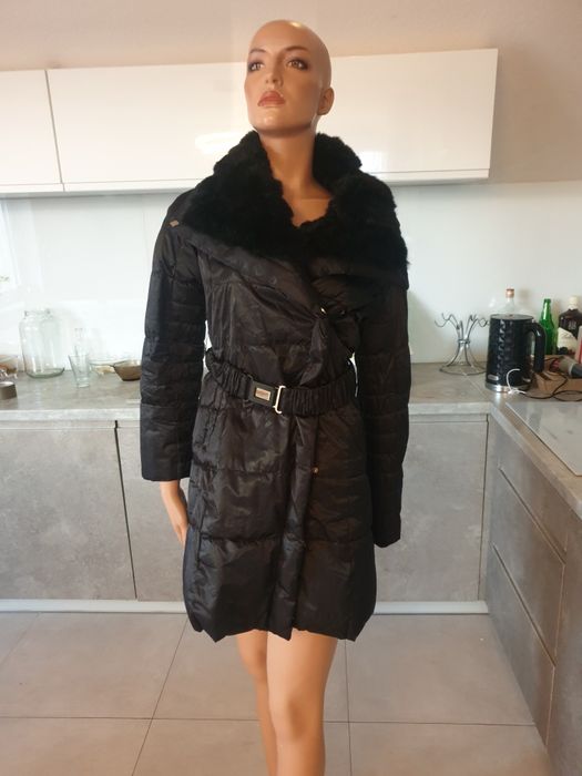 kurtka płaszczyk futerko naturalne S/M