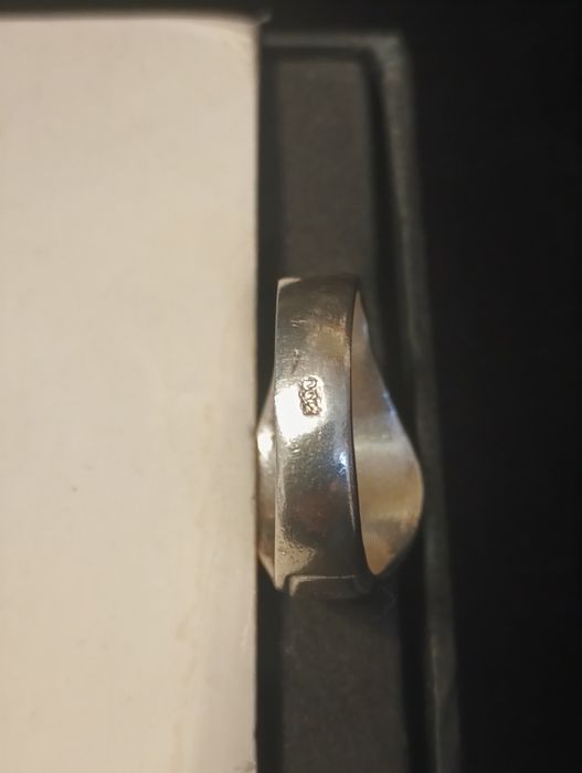 Srebrny sygnet męski