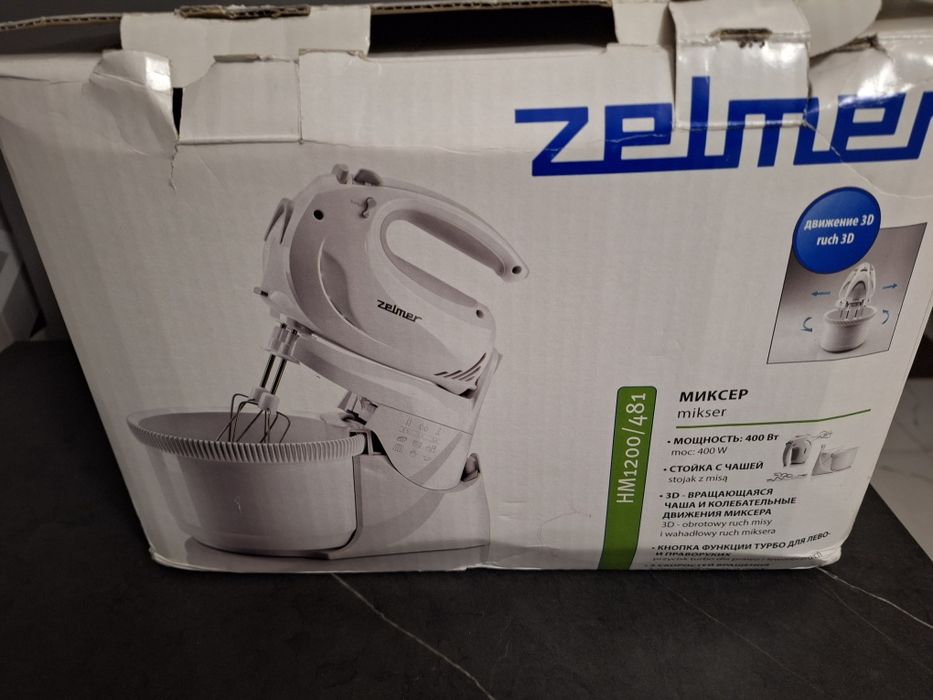 Mikser Zelmer HM1200/481 z misą – używany, bardzo dobry stan