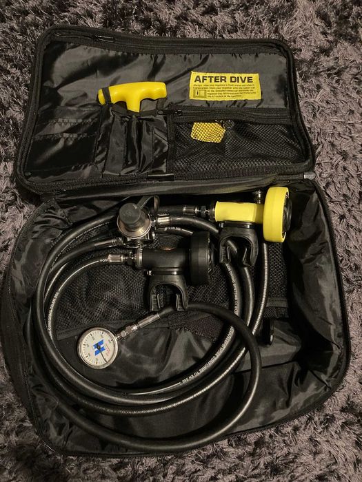 Automat nurkowy Posejdon Cyklon 5000 I i II stopień +octopus +manometr
