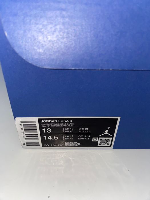 Jordan luka 3 rozm 47,5 Nowe