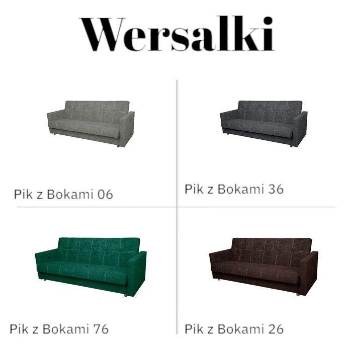 Wersalki Fotele Kanapy Rozkladane Narożniki