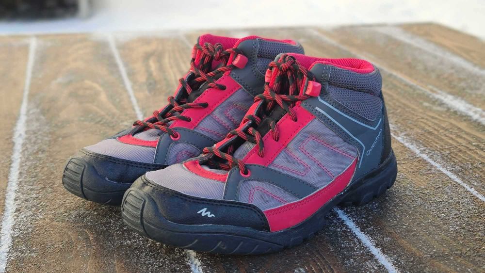 Термо ботинки зимние Quechua кечуа розовые для гор природы