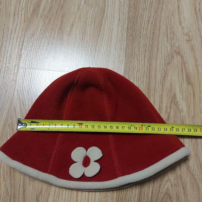 Komplet polarowy , kapelusz i  szalik, 7+