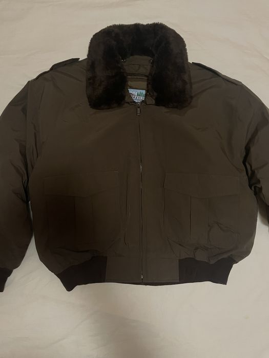 На 115-125 кг Пилот Бомбер США Больной размер!