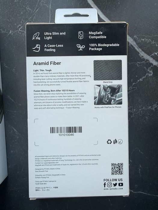 Чохол Pitaka iPhone 15 Pro оригінал