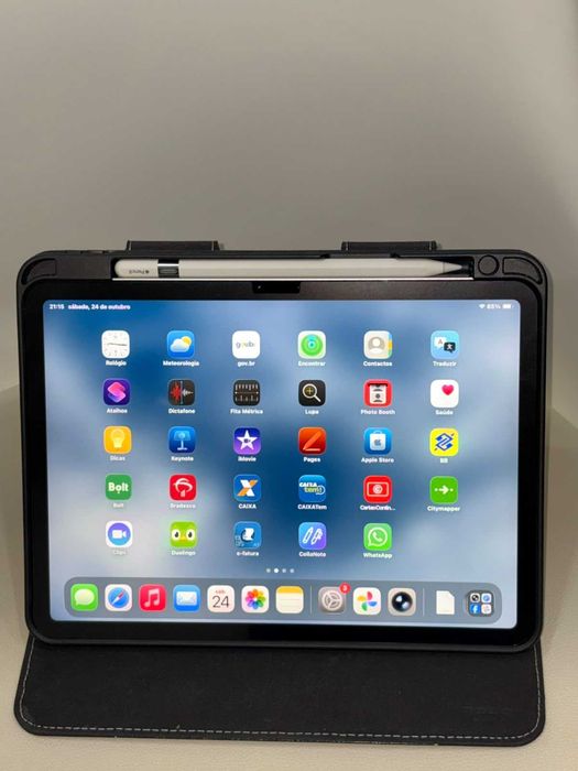 iPad Air 11" M2 128GB + Apple Pencil USB-C + Película Paperlike | Fatura & Garantia