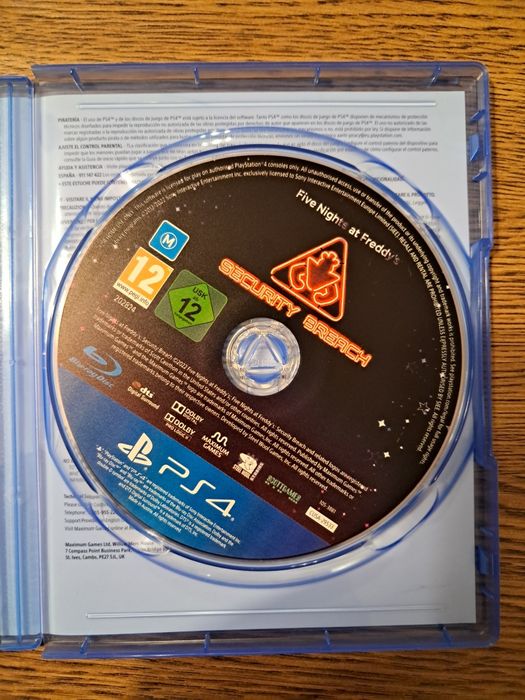 Five Nights at Freddy's: Security Breach Ps4