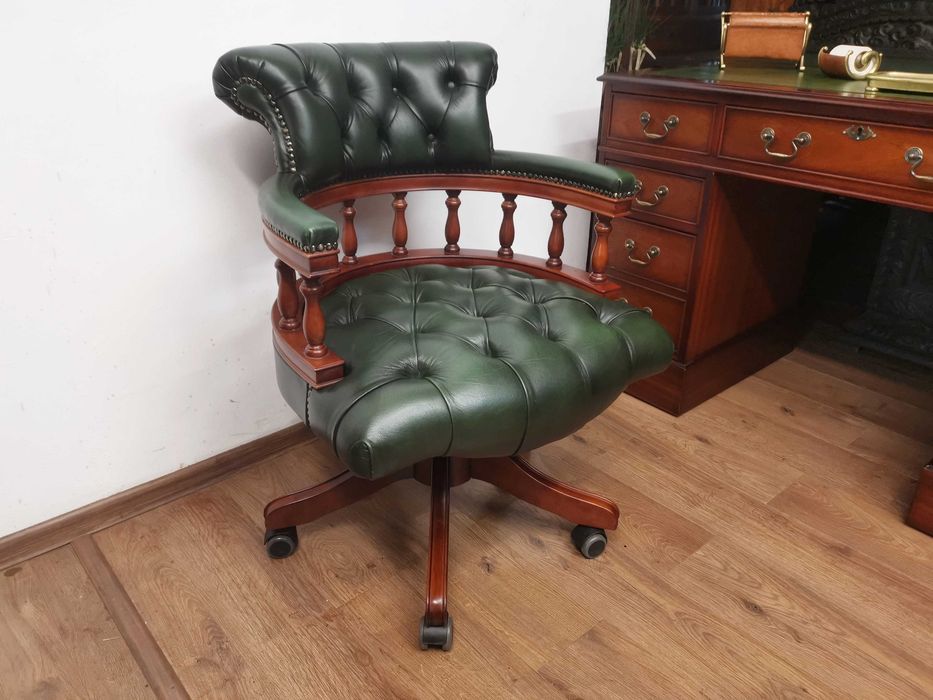 Gabinetowy FOTEL chesterfield kapitański 879/2025