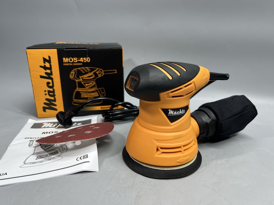 Шлифмашина экцентриковая Machtz MOS-450 Гарантия 2 года