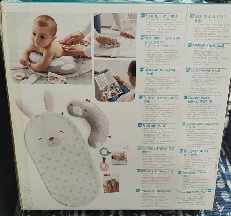 Fisher-Price Baby Tummy Time Fawn Wedge