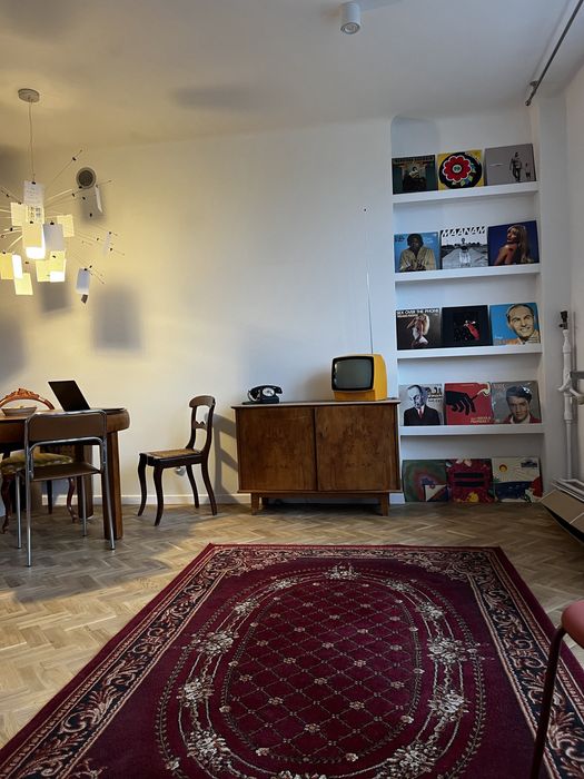 Piękny klasyczny bordowy dywan w stylu orientalnym / Vintage retro