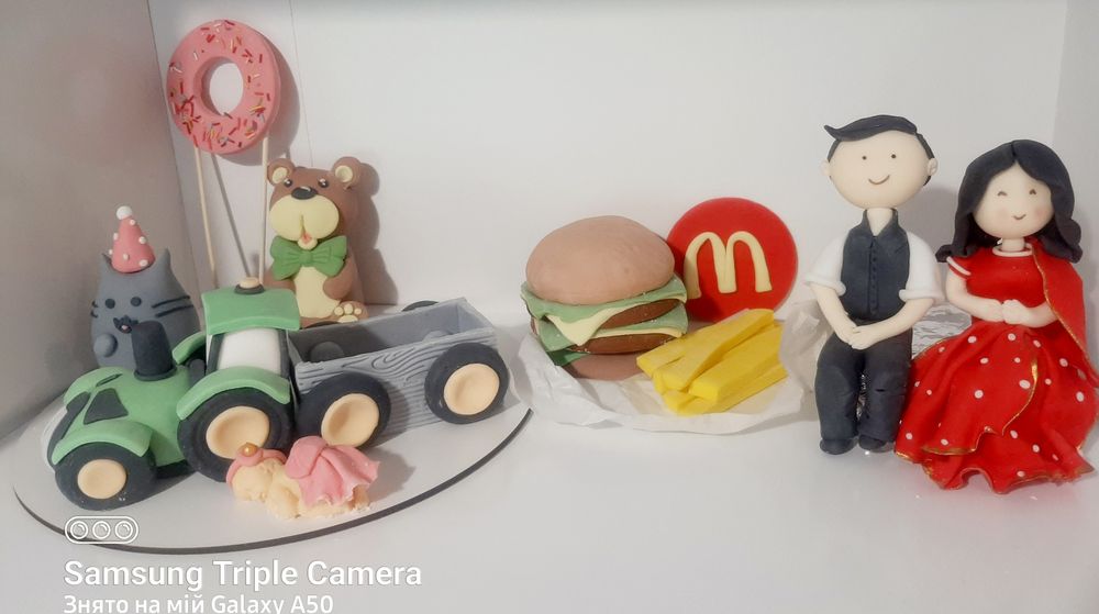 Dekoracje do toru, figurki z masy cukrowej