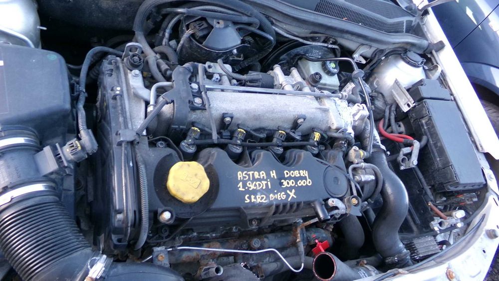 Sie66 Silnik kompletny opel astra H 1.9cdti 120km BDB wysyłka gwarancja