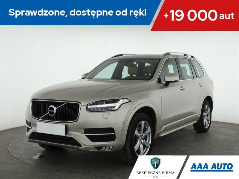 Volvo XC 90 D5 AWD, Salon Polska, Serwis ASO, 225 KM, Automat, Skóra, Navi,