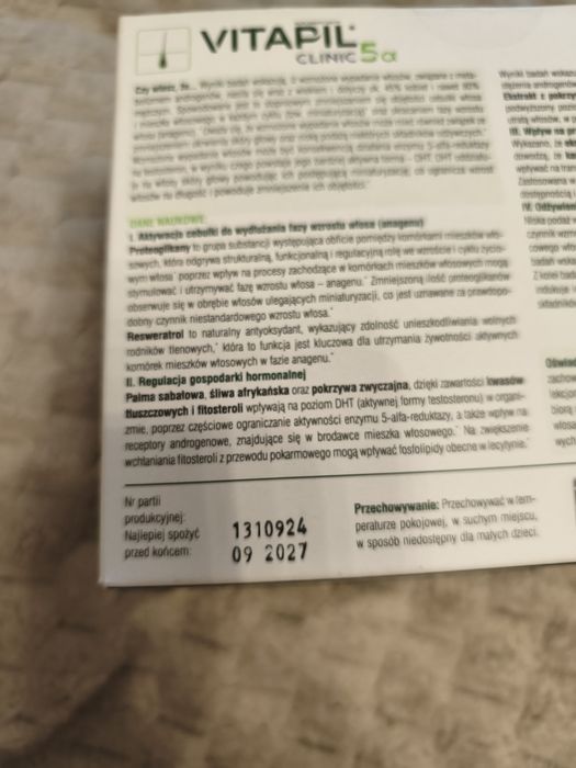 Kuracja Na wypadanie włosów Vitapil