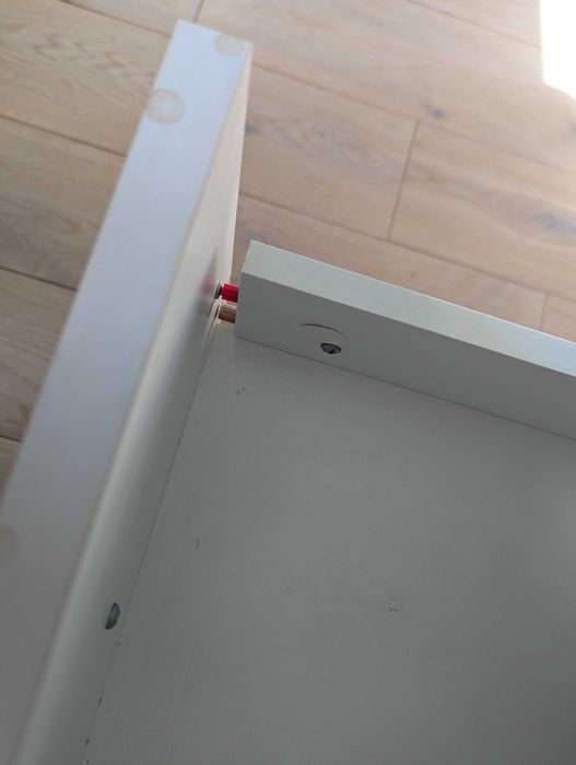 Szafka / Stolik nocny TAPDRUP 1 szuflada biały JYSK