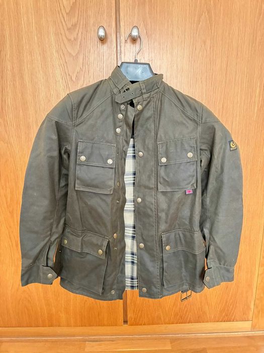 Blusão Belstaff, encerado, XS