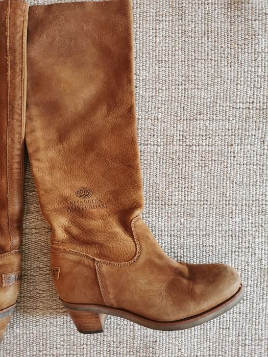 Botas em camurça verdadeira Marca Shabbies Amsterdam - Muito cool !