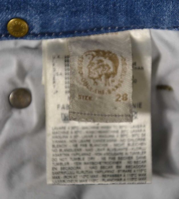 DIESEL Lowly Jeans Spodnie Damskie Rybaczki W28 Oryginalne Super Rare