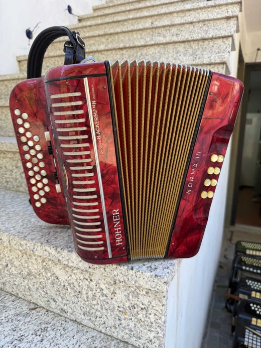 Concertina Hohner Norma III, 3 Voz. M . 2 . B