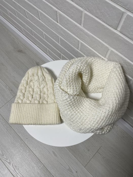 Шарф снуд-хомут та шапка