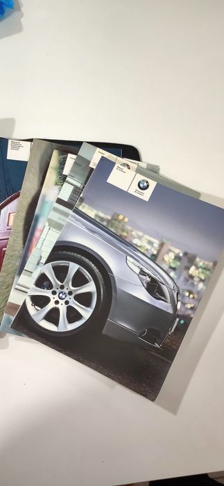 Bmw E60 serie 5 manuais  e bolsa originais